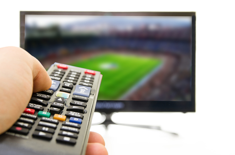 TV display large format with remote TV display large format with remote
