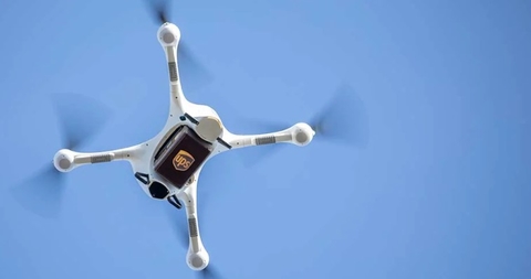 drones ups flight forward drone by ups