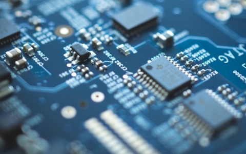 chip manufacturing showing components board