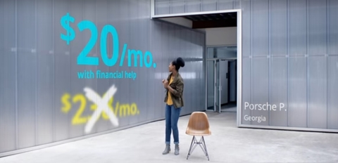 Open enrollment ad Open enrollment ad screengrab