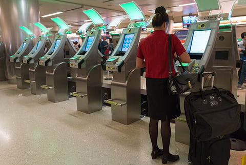 airport immigration kiosk // Photo by Wittayayut/iStock/Getty Images Plus/Getty Images airport immigration kiosk