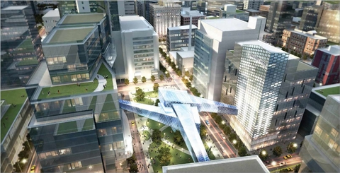 Mayo Clinic Destination Medical Center An illustration showing plans for the Destination Medical Center