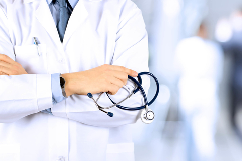Doctor generic Male doctor in white lab coat