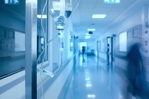 Hospital corridor IV bad generic abstract healthcare concept (Getty/sudok1) a hospital corridor
