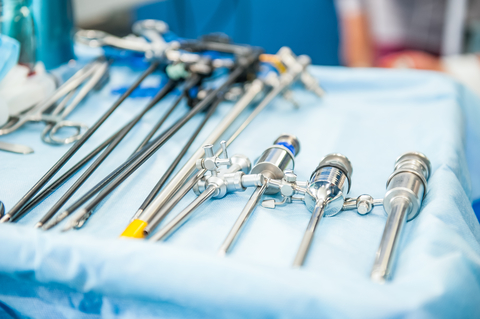 Sterilized instruments Endoscope equiopment