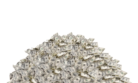 Money pile Money pile