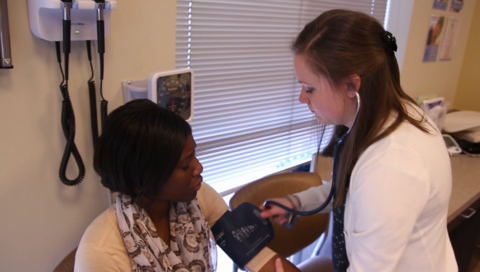 MedServe fellow MedServe fellow Misty Cox. Courtesy of UNC