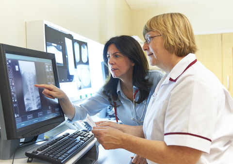 Radiology lab (credit: Getty/cwa-studios) Doctor and radiologist