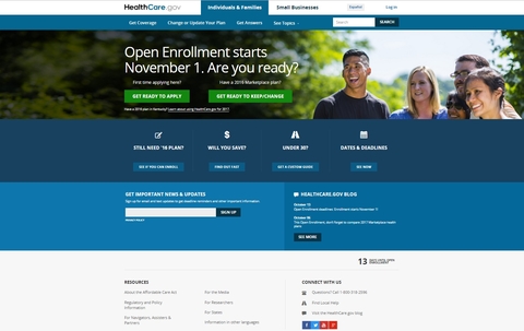 Healthcare.gov Healthcare.gov screenshot