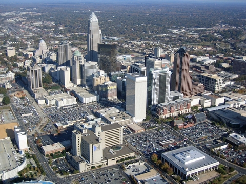 charlotte north carolina skyline