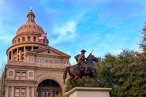 Texas Capitol Getty The Texas Ranger statue in front of the Texas Capitol building in Austin, TX
