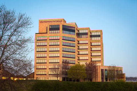 UnitedHealth Group headquarters The outside of UnitedHealth Group's headquarters