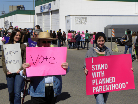 Planned Parenthood rally Planned Parenthood rally