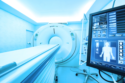 MRI machine MRI machine in a hospital