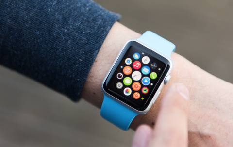 Apple Watch Research app Photo of wrist with Apple watch