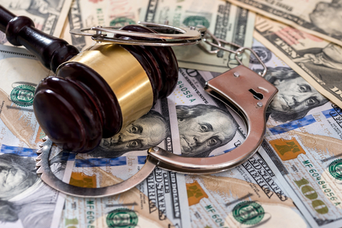 Gavel money handcuffs fraud Gavel money handcuffs fraud