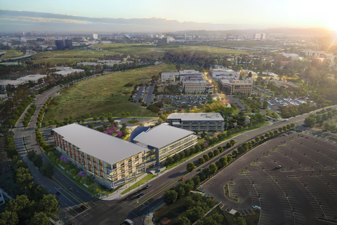 Samueli College of Health Sciences complex Artist rendering of new complex