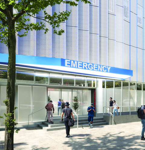 Mount Sinai A rendering of Mount Sinai exterior