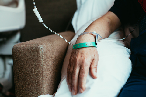 Patient with IV chemotherapy