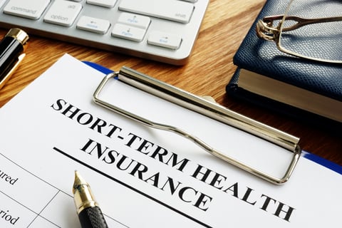 Short term health plans A paper reading 'short term health insurance'