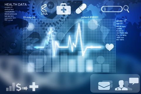 Health data concept health data charts