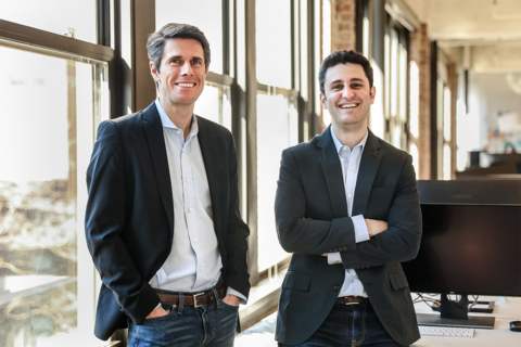 Cedar co-founders Dr. Florian Otto and Arel Lidow Cedar co-founders Dr. Florian Otto (left) and Arel Lidow stand inside the Cedar office