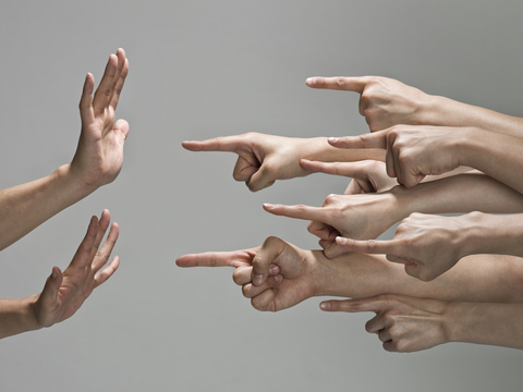 Finger pointing Finger pointing