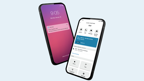 Alexa Together Amazon Alexa Together app elder care service