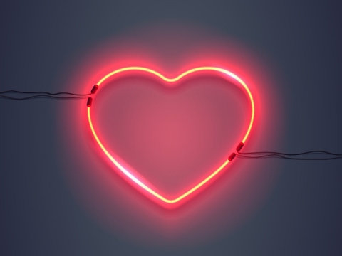 Neon heart Neon heart