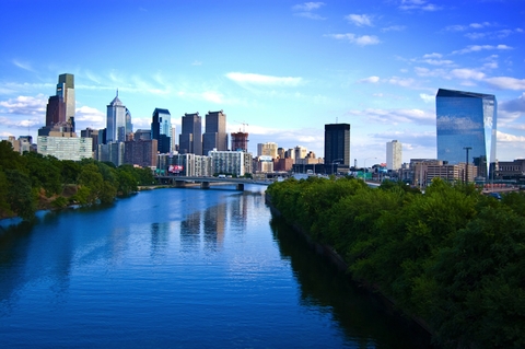 Philadelphia city skyline Philadelphia city skyline