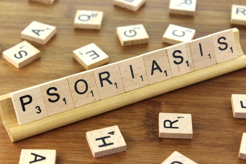 Psoriasis scrabble scrabble tiles spelling out psoriasis