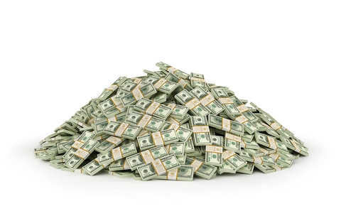 Pile of money Pile of money