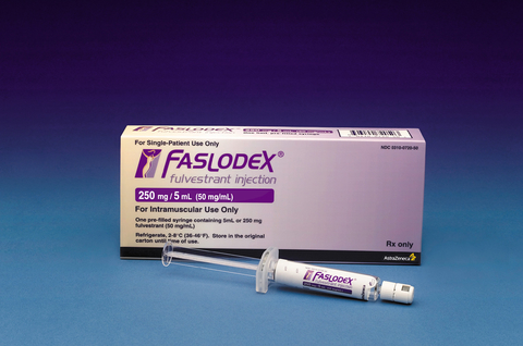 AstraZeneca Faslodex 2019 AstraZeneca breast cancer drug Faslodex package