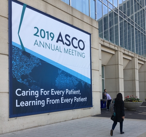 ASCO 2019 ASCO 2019 sign outside McCormick Place