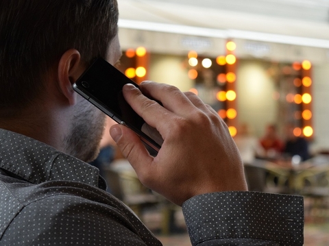 man on phone man on phone