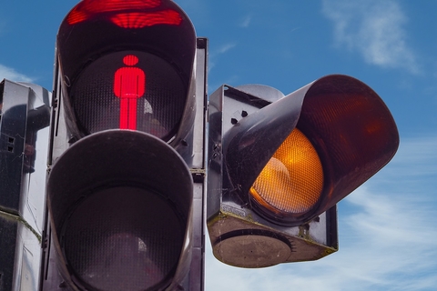 traffic caution light traffic caution light