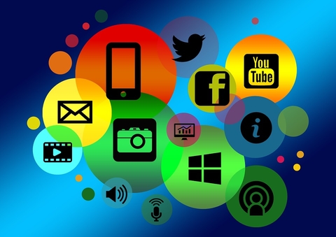 Digital Media and Apps Graphic Digital Media and Apps Graphic