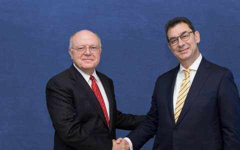 Ian Read and Albert Bourla Pfizer CEO Pfizer