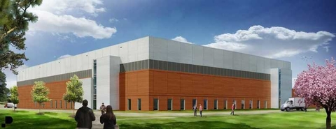 Pfizer gene therapy facility rendering Sanford, NC 2019 Rendering of Pfizer gene therapy facility