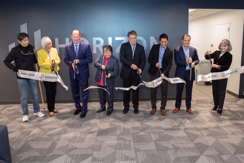 Horizon ribbon cutting Horizon ribbon cutting