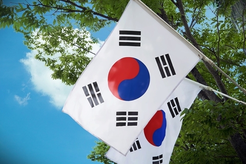 Korea flag Korea flag