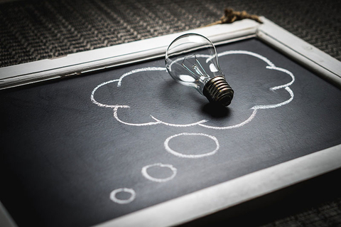 Innovation Pixabay Editorial Lightbulb in a thought bubble