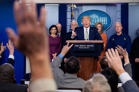 Trump briefing Trump briefing