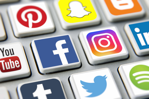 Social media icon concept Social media icons