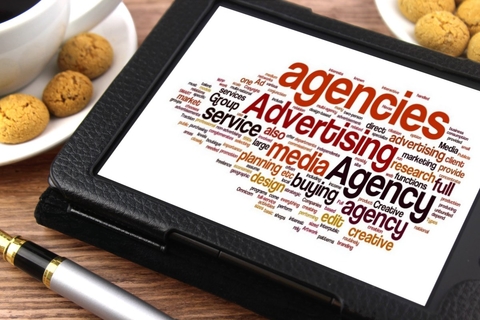 Advertising agency word cloud image