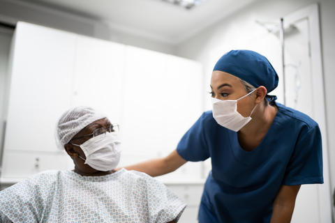 Nurse and patient Nurse and patient