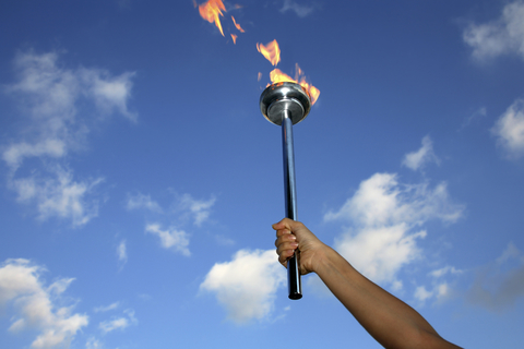Olympic torch image Olympic torch image