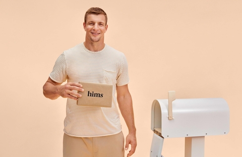 Hims Rob Gronkowski spokesman men's health campaign Hims Rob Gronkowski spokesman men's health campaign