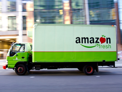 Amazon Fresh truck