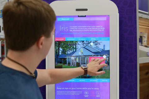 Lowe's Iris app demo Lowe's Iris app demo